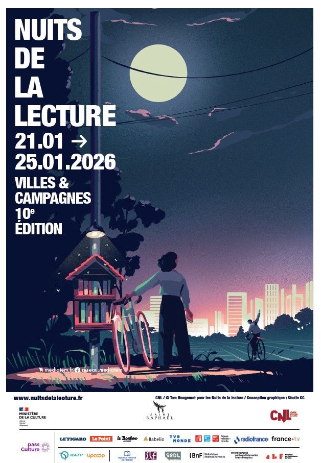 flyer nuits de la lecture 2026